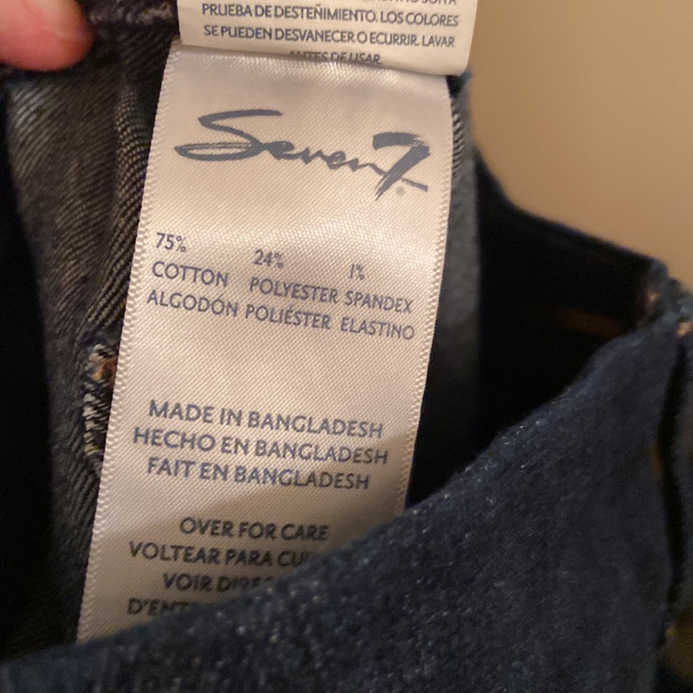 NWT Seven7 Gramecy Wide Leg Gaucho Jeans Size 8 - Picture 16 of 16